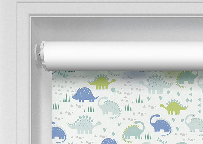Dino Geo, Jurassic Greens - Twist&Fit Roller Blind - Image 10
